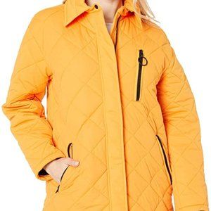 Avec Les Filles Diamond Quilted Shirt Jacket